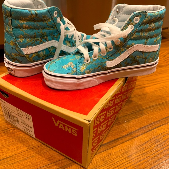 Vans Shoes - Van Gogh almond high tops size 5